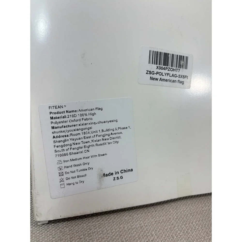 NWT American Flag Sealed 3 X 5 Polyester Durable Never Opened